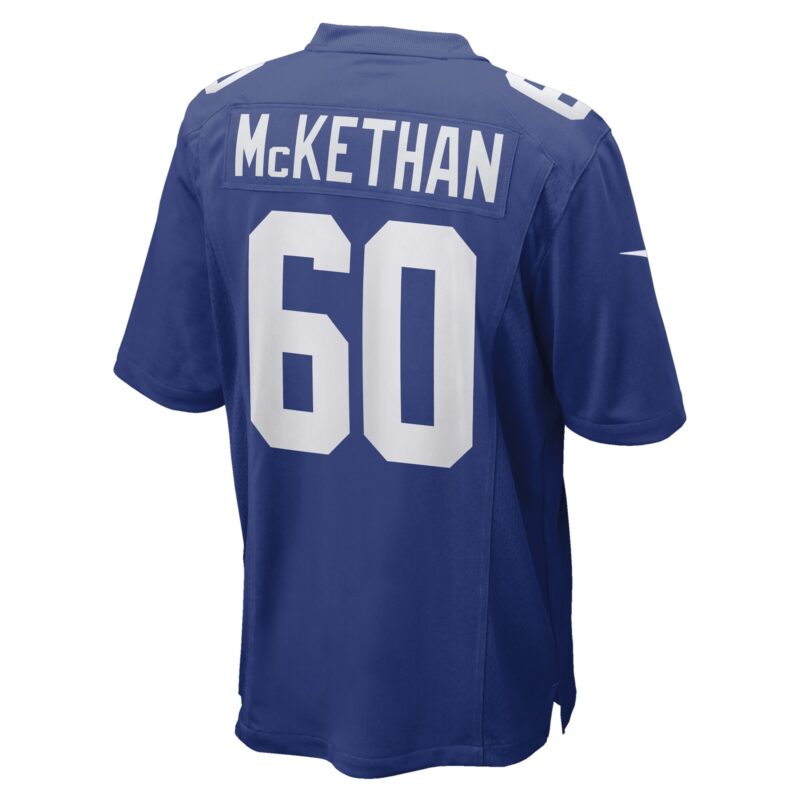 Marcus McKethan New York Giants Game Player Jersey - Royal - Image 3