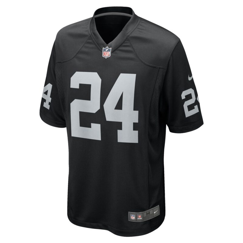 Marcus Peters Las Vegas Raiders Team Game Jersey - Black - Image 2