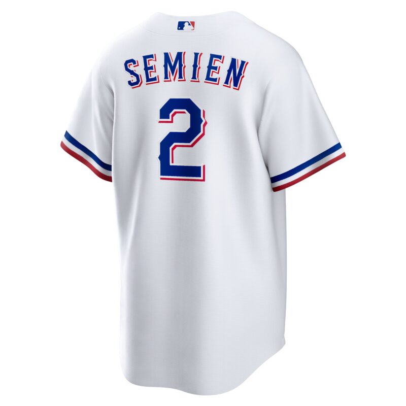 Marcus Semien Texas Rangers Home Player Jersey - White - Image 3