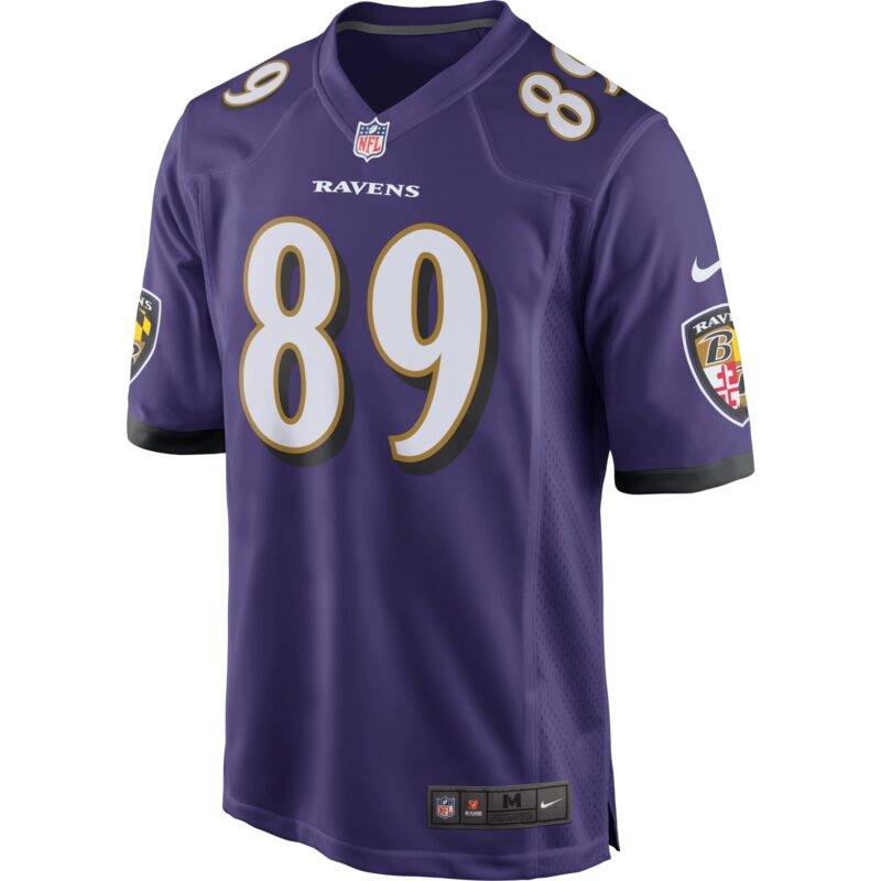 Mark Andrews Baltimore Ravens Game Jersey - Purple - Image 2