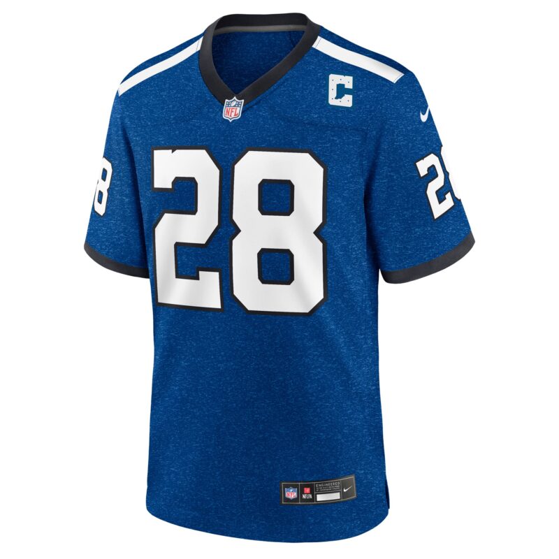 Marshall Faulk Indianapolis Colts Indiana Nights Alternate Game Jersey - Royal - Image 2