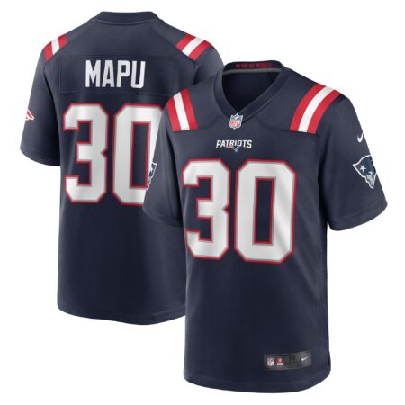 Marte Mapu New England Patriots Team Game Jersey - Navy