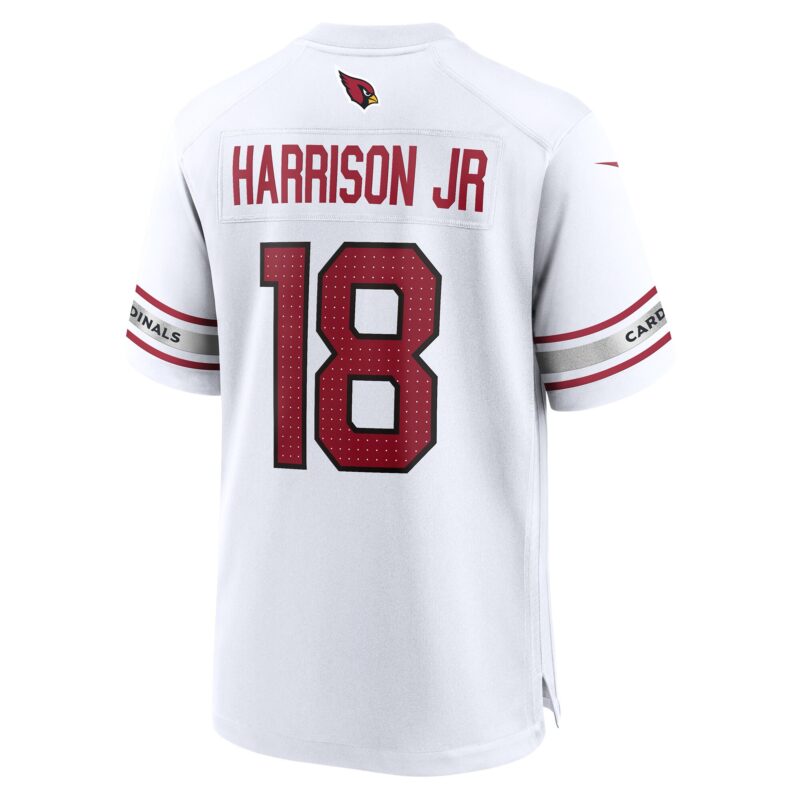 Marvin Harrison Jr. Arizona Cardinals Player Game Jersey - White - Image 3