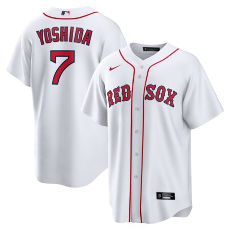 Masataka Yoshida Boston Red Sox Player Jersey - White