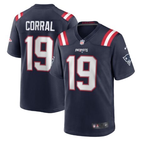 Matt Corral New England Patriots Team Game Jersey - Navy