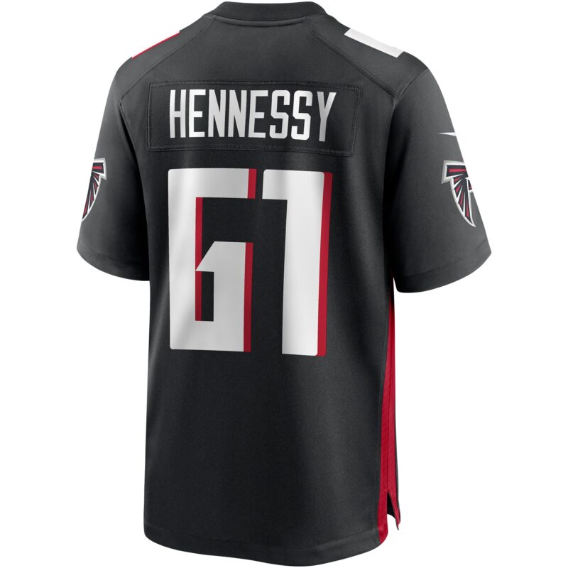 Matt Hennessy Atlanta Falcons Player Game Jersey - Black - Image 3