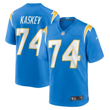 Matt Kaskey Los Angeles Chargers Team Game Jersey - Powder Blue