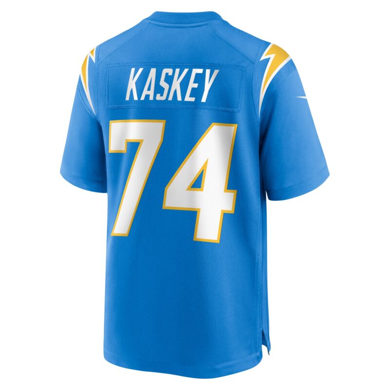 Matt Kaskey Los Angeles Chargers Team Game Jersey - Powder Blue - Image 3