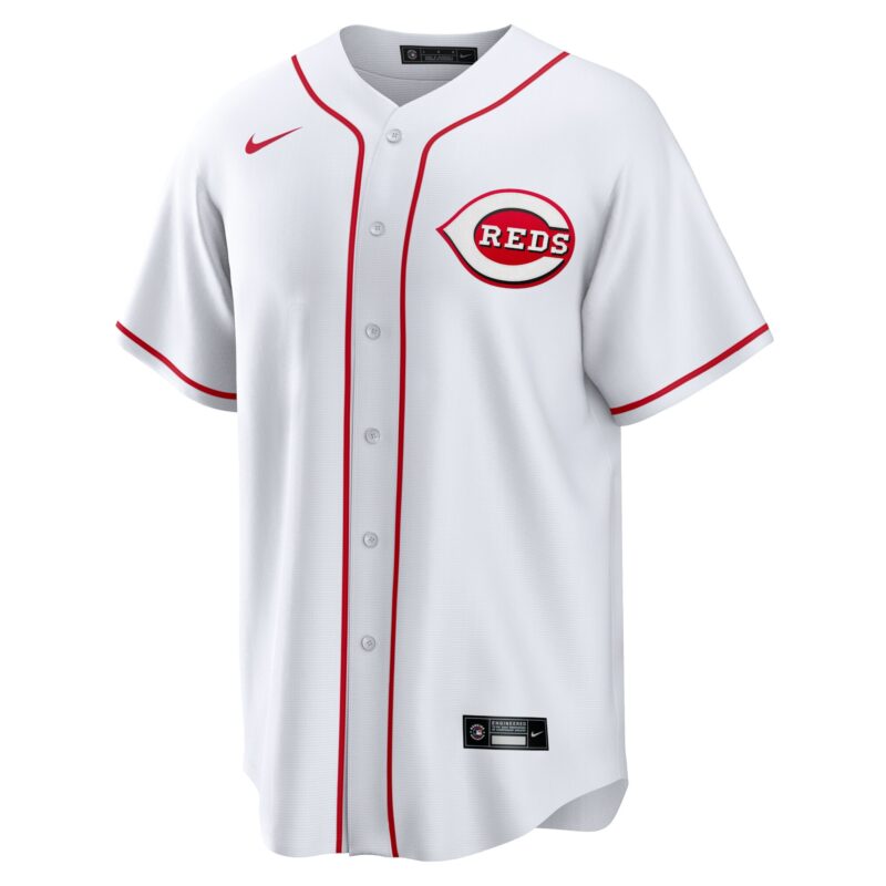 Matt McLain Cincinnati Reds Home Jersey - White - Image 2