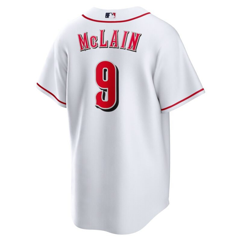 Matt McLain Cincinnati Reds Home Jersey - White - Image 3