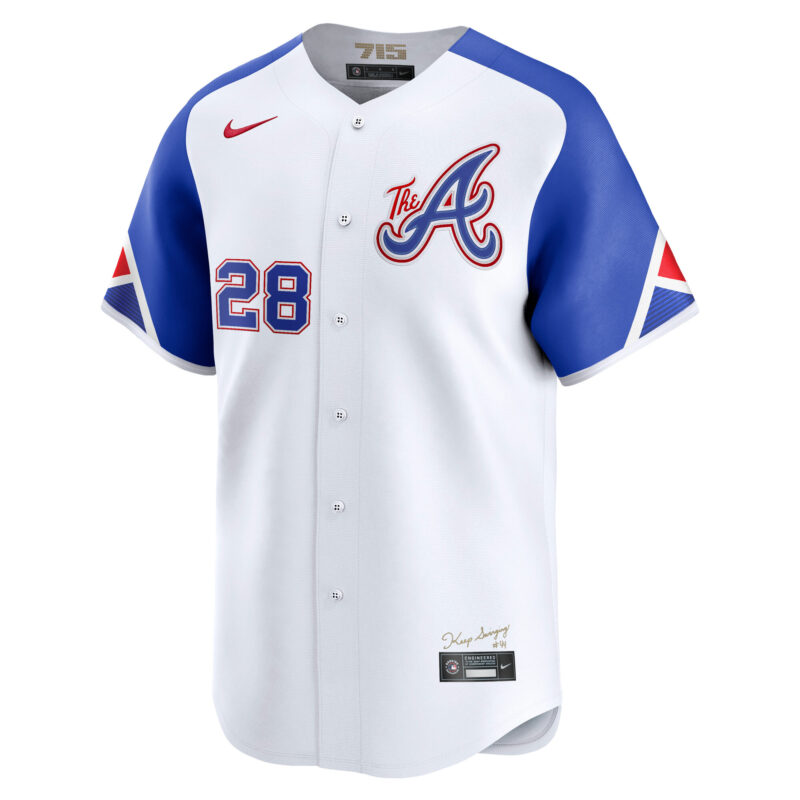 Matt Olson Atlanta Braves City Connect Limited Jersey - White - Image 2