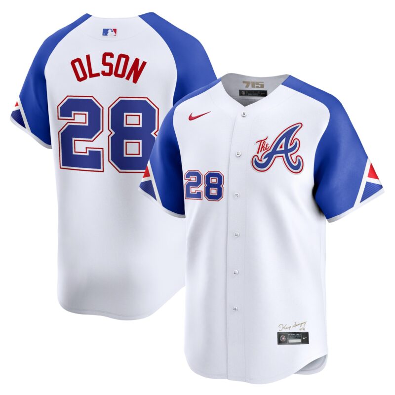 Matt Olson Atlanta Braves City Connect Limited Player Jersey - White