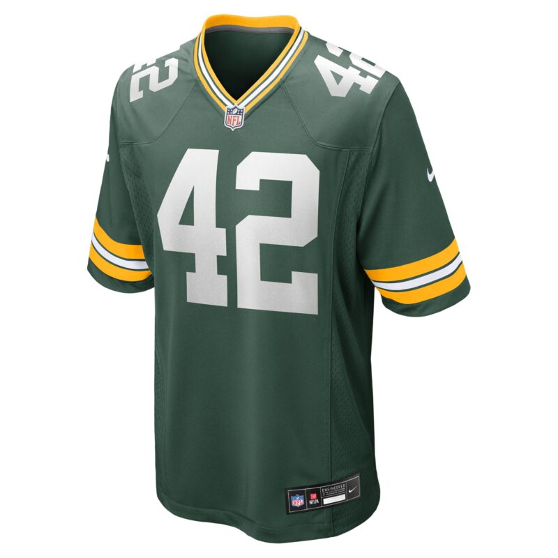 Matt Orzech Green Bay Packers Game Jersey - Green - Image 2