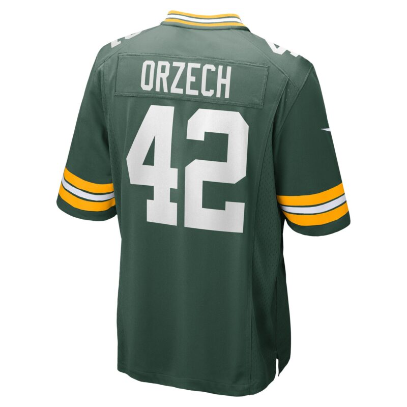 Matt Orzech Green Bay Packers Game Jersey - Green - Image 3