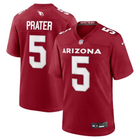 Matt Prater Arizona Cardinals Team Game Jersey - Cardinal