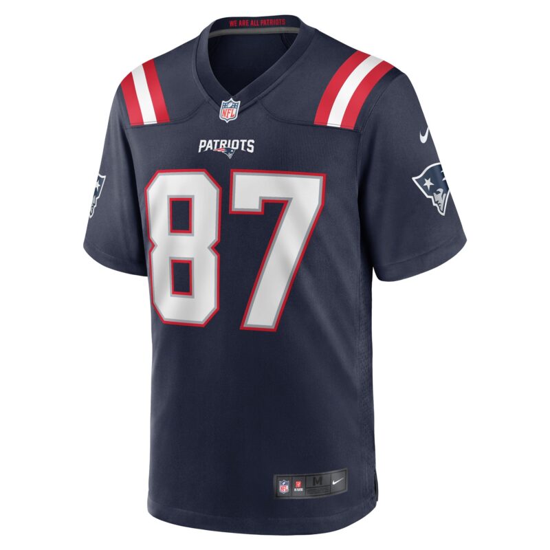 Matt Sokol New England Patriots Game Player Jersey - Navy - Image 2