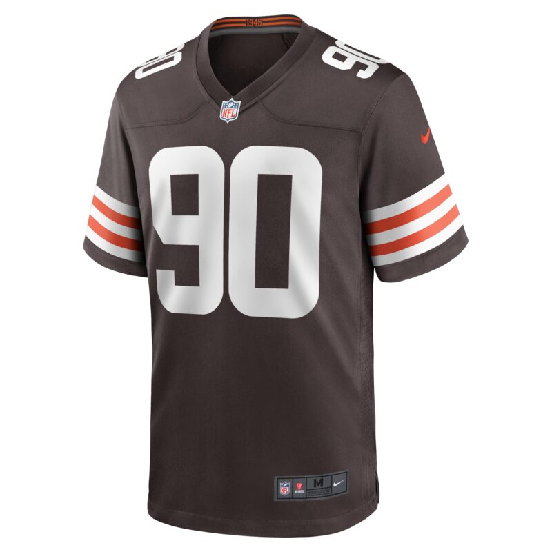 Maurice Hurst Cleveland Browns Game Player Jersey - Brown - Image 2