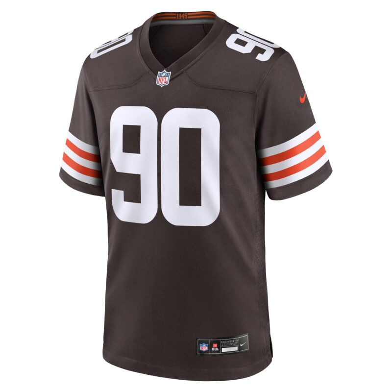 Maurice Hurst II Cleveland Browns Team Game Jersey - Brown - Image 2