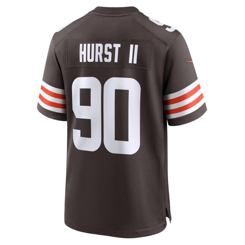 Maurice Hurst II Cleveland Browns Team Game Jersey - Brown - Image 3
