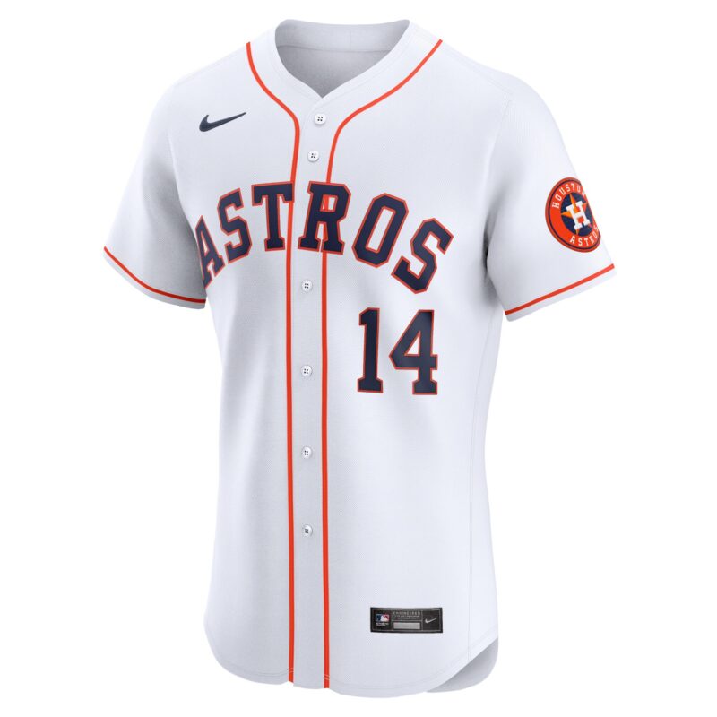 Mauricio Dubon Houston Astros Home Elite Player Jersey - White - Image 2