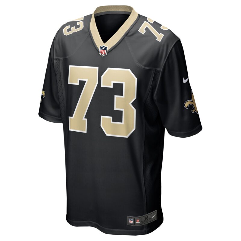 Max Garcia New Orleans Saints Team Game Jersey - Black - Image 2
