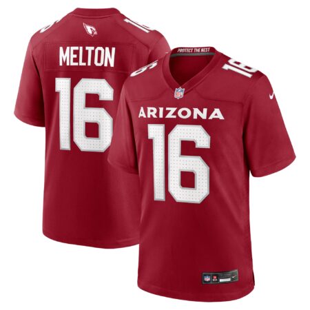 Max Melton Arizona Cardinals Team Game Jersey - Cardinal