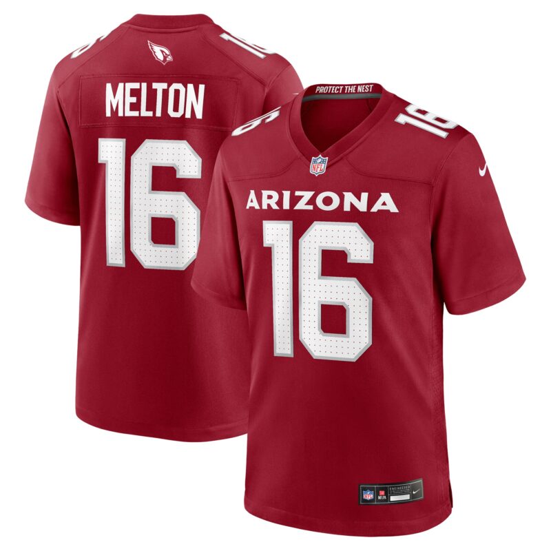 Max Melton Arizona Cardinals Team Game Jersey - Cardinal