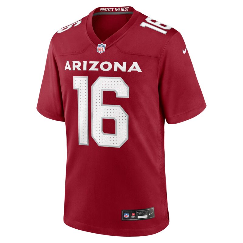 Max Melton Arizona Cardinals Team Game Jersey - Cardinal - Image 2
