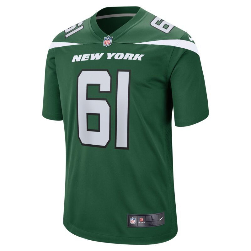 Max Mitchell New York Jets Game Player Jersey - Gotham Green - Image 2