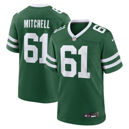 Max Mitchell New York Jets Team Game Jersey - Legacy Green
