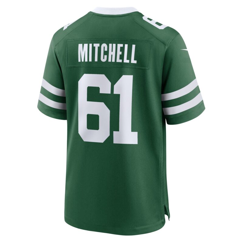 Max Mitchell New York Jets Team Game Jersey - Legacy Green - Image 3