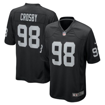 Maxx Crosby Las Vegas Raiders Game Jersey - Black