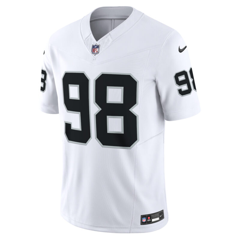 Maxx Crosby Las Vegas Raiders Vapor F.U.S.E. Limited Jersey - White - Image 2