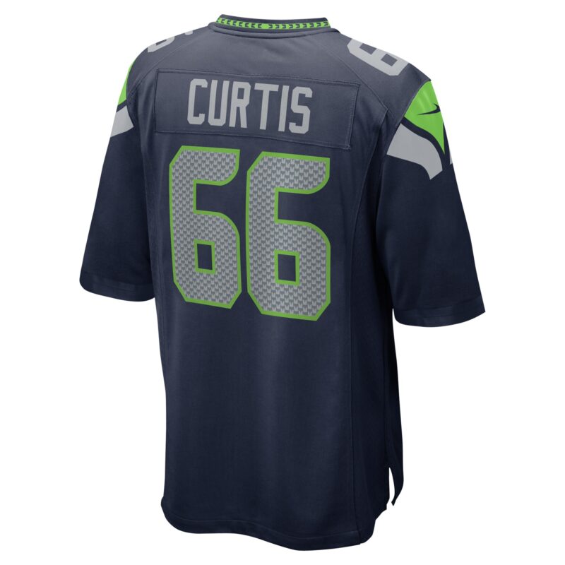 McClendon Curtis Seattle Seahawks Team Game Jersey - College Navy - Image 3