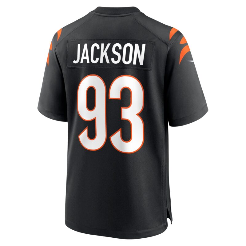 McKinnley Jackson Cincinnati Bengals Game Jersey - Black - Image 3