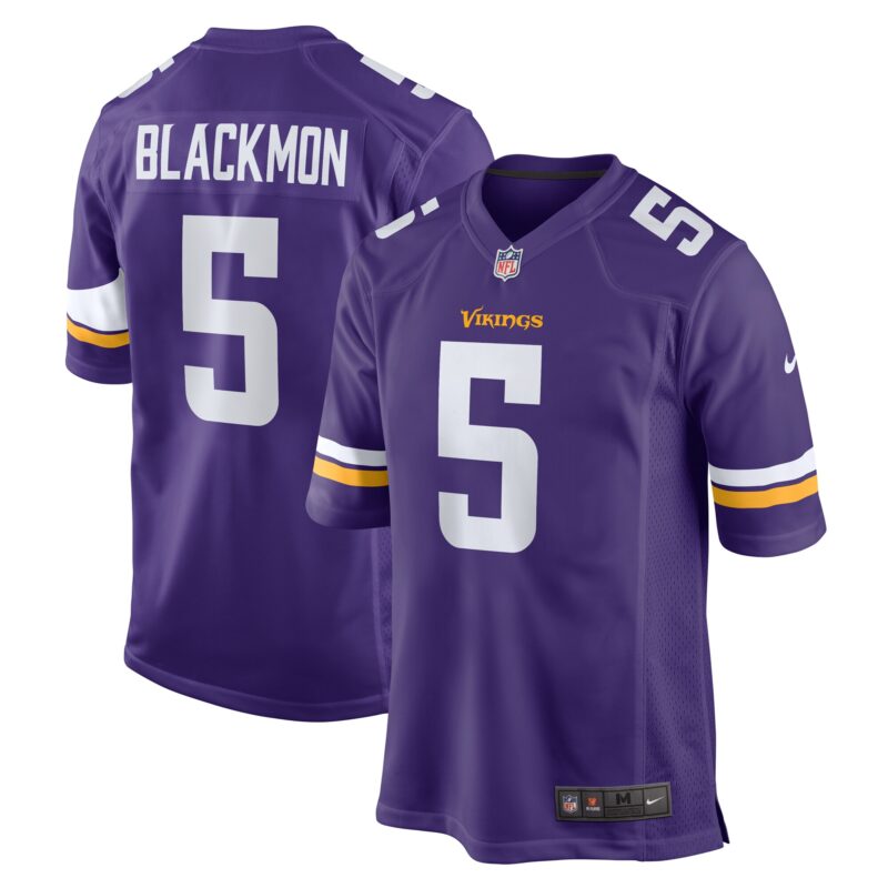 Mekhi Blackmon Minnesota Vikings Game Jersey - Purple