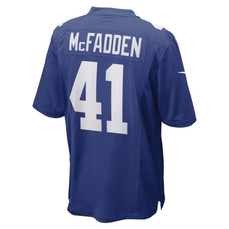 Micah McFadden New York Giants Game Player Jersey - Royal - Image 3