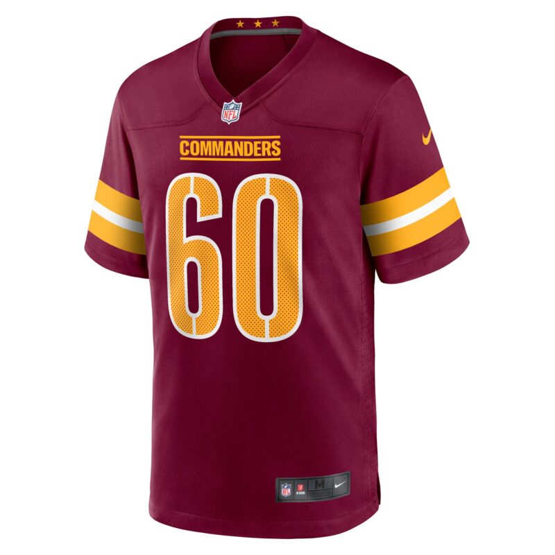 Michael Deiter Washington Commanders Game Jersey - Burgundy - Image 2
