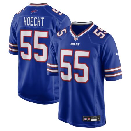 Michael Hoecht Buffalo Bills Team Game Jersey - Royal