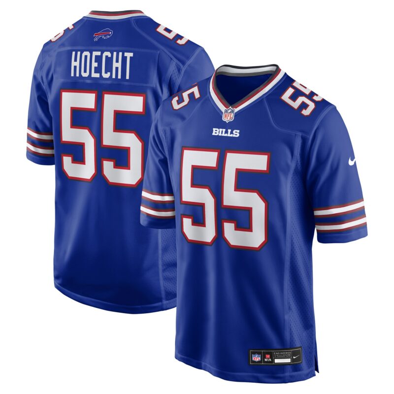 Michael Hoecht Buffalo Bills Team Game Jersey - Royal