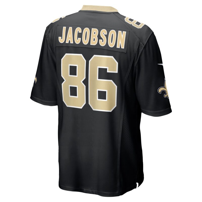 Michael Jacobson New Orleans Saints Game Jersey - Black - Image 3