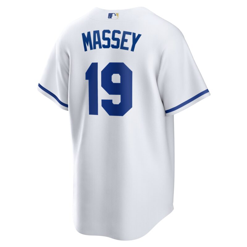 Michael Massey Kansas City Royals Home Jersey - White - Image 3