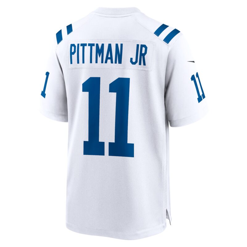 Michael Pittman Jr. Indianapolis Colts Game Jersey - White - Image 3