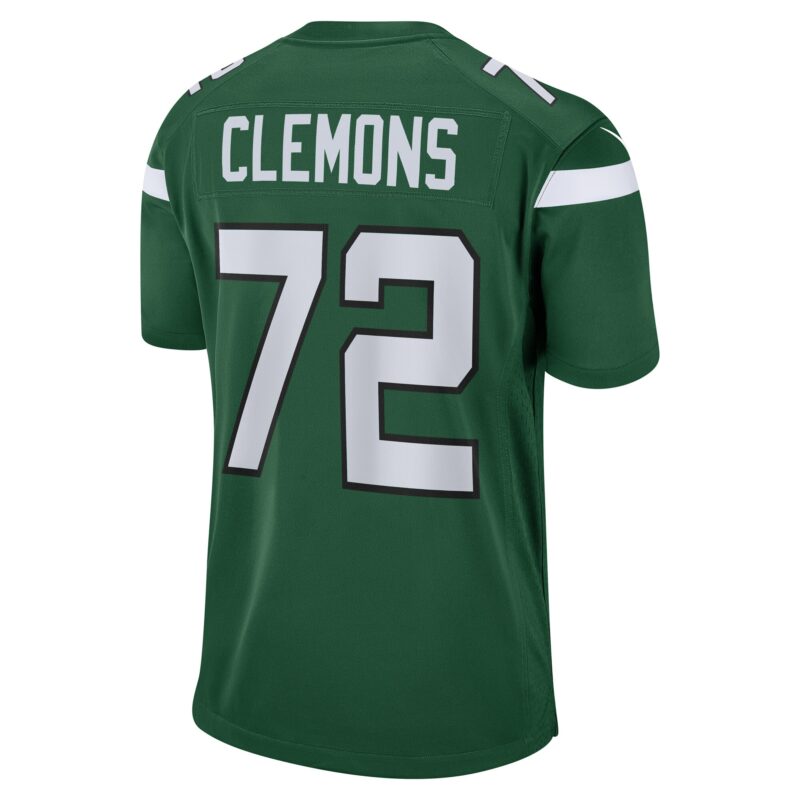 Micheal Clemons New York Jets Game Player Jersey - Gotham Green - Image 3