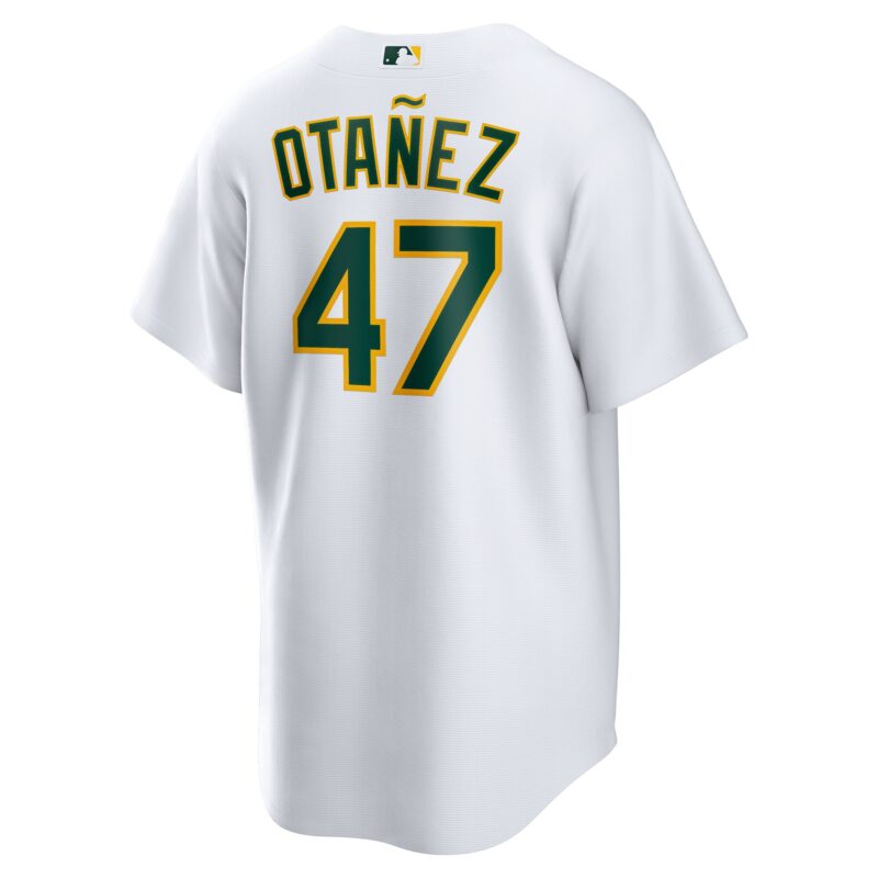Michel Otañez Athletics Home Jersey - White - Image 3