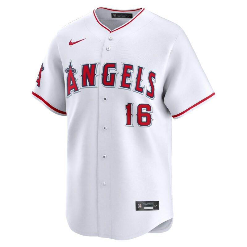 Mickey Moniak Los Angeles Angels Home Limited Player Jersey - White - Image 2