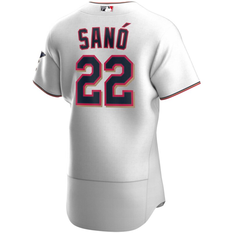 Miguel Sano Minnesota Twins Home Player Jersey - White - Image 3