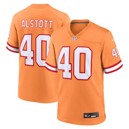 Mike Alstott Tampa Bay Buccaneers Throwback Game Jersey - Orange