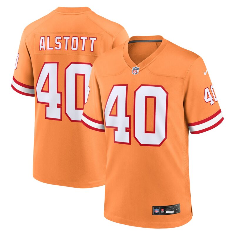 Mike Alstott Tampa Bay Buccaneers Throwback Game Jersey - Orange