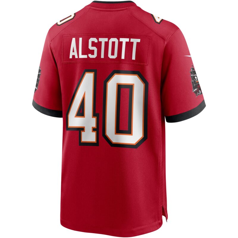 Mike Alstott Tampa Bay Buccaneers Retired Player Game Jersey - Red - Image 3